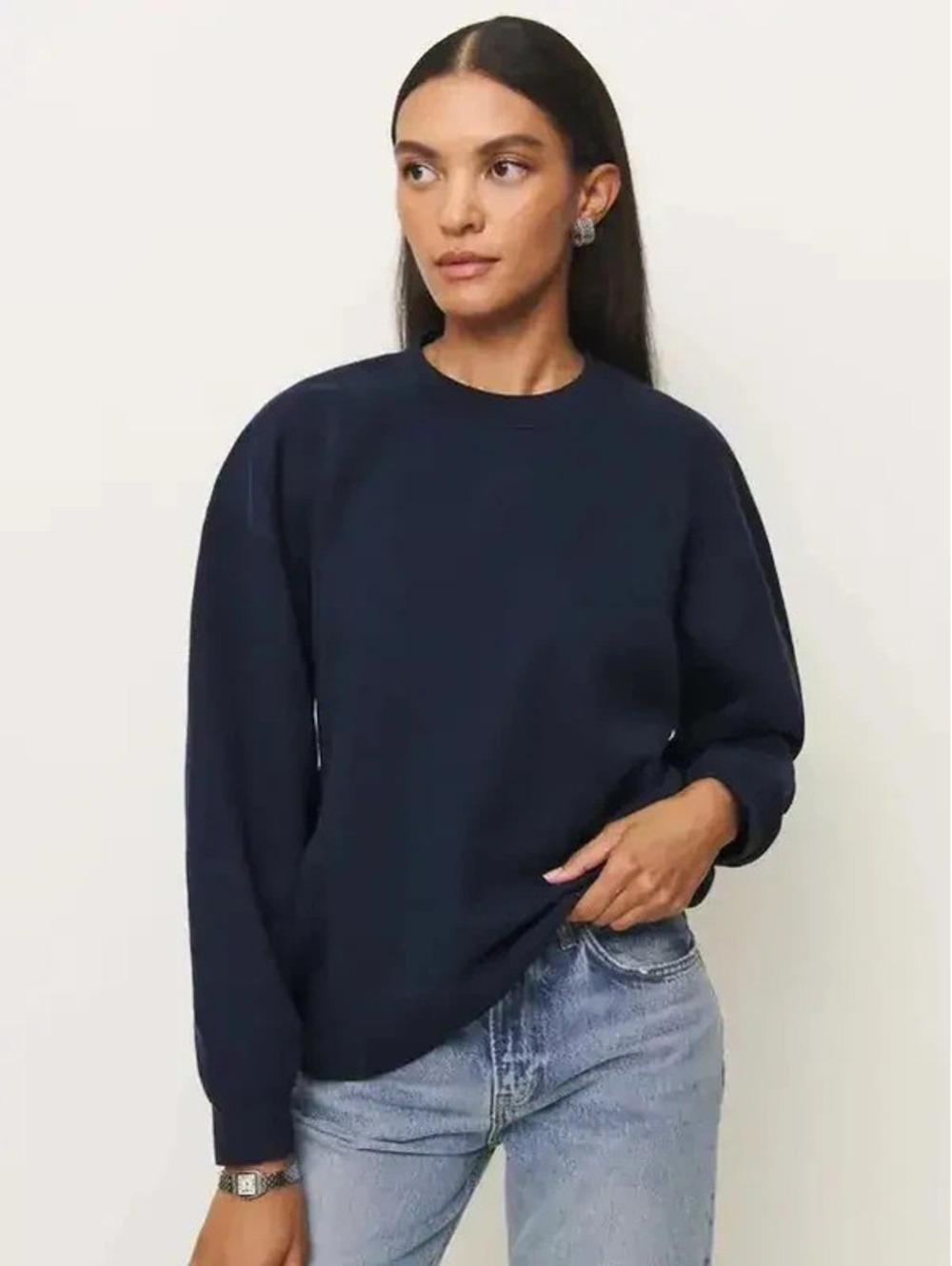 Reformation Emma Classic Crewneck Sweatshirt